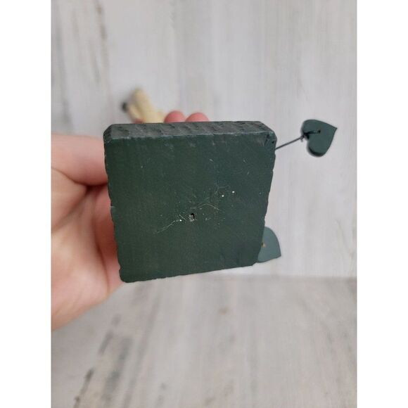 Unique wooden snowman pencil figure heart home decor Xmas - Picture 7 of 7